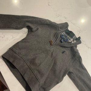 Toddler boy polo quarter zip